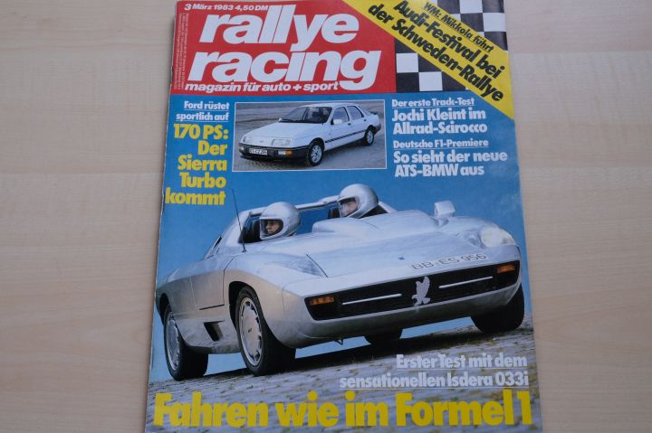 Deckblatt Rallye Racing (03/1983)